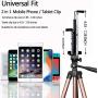 MOREVON Tripod for ipad, [2020 Upgrade] 53" Tripod for iPhone Camera Tablet, Lightweight Aluminum Tripod Stand with Remote Shutter, Universal 2 in 1 Phone/Tablet Holder, for Smartphone, Tablet, Camera