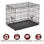 MidWest Homes for Pets Dog Crate | iCrate Single Door & Double Door Folding Metal Dog Crates | Fully Equipped MidWest Homes for Pets Dog Crate | iCrate Single Door & Double Door Folding Metal Dog Crates | Fully Equipped
