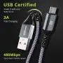 BrexLink USB C Fast Charging Cable(3A), USB C to USB A Charger (6.6ft/2 Pack), Nylon Braided Fast Charging Cord for Samsung Galaxy S10 S9 S8 Note 9, Pixel, LG V30 G6, Nintendo Switch(Grey) BrexLink USB C Fast Charging Cable(3A), USB C to USB A Charger (6.6ft/2 Pack), Nylon Braided Fast Charging Cord for Samsung Galaxy S10 S9 S8 Note 9, Pixel, LG V30 G6, Nintendo Switch(Grey)
