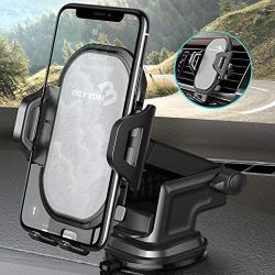 Car Cell Phone Holder Dashboard - BEYYON 2 in 1 Dash Windshield Air Vent Car Phone Mount for iPhone 11 Pro Xs Max XR X 8 7 6s Plus SE, Galaxy S10 5G S10+ S10e S9, Note 10, LG G8, Pixel, HTC