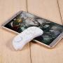 PL-608 Mini Bluetooth Gamepad, Portable Wireless Bluetooth Gaming Controller with Remote Shutter Multimedia Controller, for Mobile Phone, Tablet and PC(White)
