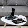 PITAKA Air Omni 6-in-1 Multi-Functional Wireless Charging Station with Minimalist Design Ultimate Fast Charging Dock Compatible with iPhone, Apple Watch, AirPods/AirPods Pro, iPad, Switch etc.