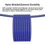 USB C Cable, UNISAME 3 Pack 10Ft Heavy Duty Bold Braided USB Type C USB Fast Charging Cable for Galaxy S20 Ultra S20+ S10 S10+ S10e S9 S8 Note 10 9 8 LG G7 G6 V40 V35 Oneplus 6T 7