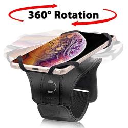 TRIBE Running Phone Armband Holder for iPhone, Galaxy, Workout Arm Band, Women, Men. 360° Rotation & Detachable. Fits All 4-7 Inch Screen Phones Plus Case. Adjustable Strap, Pocket & More!