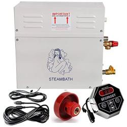 ECO LLC 220V 9KW Bathroom Sauna Machine Steamer Spa Generator for Shower in Home Steam Room Shower ST-90 and ST-135 Controller