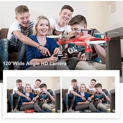 Mini Drone for Kids with FPV HD Camera,Remote Control Drone Toys,Quadcopter Drone with WiFi Transmission,Gravity Sensor and One Key Take Off/Landing for Adults and Beginners(AT-96)