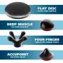 Wahl 04290-2101 Deep Tissue Percussion Therapeutic Handheld Massager – Variable Intensity to Relieve Pain in the Back, Neck, Leg, Foot, Shoulders, Muscles, Tendinitis, & Arthritis, Red Metallic