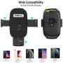 Nulaxy Phone Holder for Car, No Obstruction View Dashboard Windshield Car Phone Mount Strong Suction with Extra Gel Pad for iPhone 11 Pro Max/11/XS Max, Galaxy S10, Google Pixel 3 XL Other 4.7- 6.5“