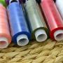 NEWCOMDIGI Sewing Thread Spool 24 Color 183 Meters Per Polyester All Purpose for Hand and Machine Sewing for Beginners, Travelers, Relatives and Friends