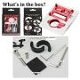 GUB Mountian Bike Phone Mount - Aluminum Alloy Universal Adjustable Bike Mount Cell Phone GPS Mount Holder Rotating Cradle Clamp for Bike Motorbike,iPhone Samsung Android All Smartphones (RED)
