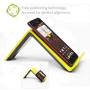 TYLT VU Qi Wireless Phone Charging Pad (Yellow, 3 Coil) Tilted Stand & Fast Battery Charger Station for Compatible iPhone, Samsung, Google, Android & Qi-Enabled Cell Phones