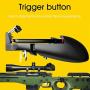 Mworld2 Mobile Game Controller with L1R1 L2R2 Triggers, Mobile Controller 6 Fingers Operation, Joystick Remote Grip for 5.5” -6.5” Android and iOS Cellphone Gamepad Accessories
