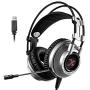 Game Headset-3.5mm Socket and USB Wired Headset with Microphone and Amazing PC, PS4, Xbox, Tablet PC, Smartphone