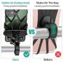 SYOSIN Bike Phone Mount, 360° Rotation Universal Bicycle Motorcycle Phone Mount Holder Handlebar Stand Cradle Clamp Compatible with iPhone 11 Pro Max/XR/XS/8/7/6s Plus 4.5"-6.5" Phone
