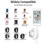 Update Version iWatch Charger Compatible with iPhone Charger, 2 in 1 Portable Wireless Watch Charger Apply for iWatch Charging Cable for iWatch Series 5/4/3/2/1 & iPhone 11/XR/XS/MAX/X & iPad Series