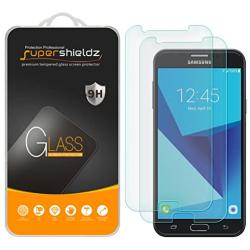 Supershieldz (2 Pack) for Samsung Galaxy J7 (2017) Tempered Glass Screen Protector, 0.33mm, Anti Scratch, Bubble Free