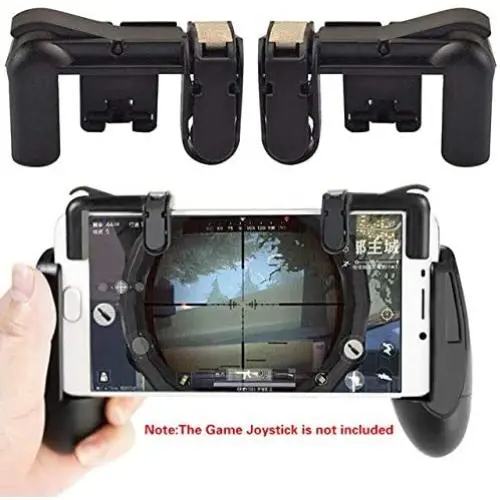 PEREIS - 2pcs for Gamepad for Mobile Phone Game Controller Shooter Trigger Fire Button for iPhone Android Phone Game Pad Accessories PEREIS - 2pcs for Gamepad for Mobile Phone Game Controller Shooter Trigger Fire Button for iPhone Android Phone Game Pad Accessories