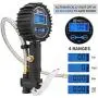 WYNNsky Digital Tire Pressure Gauge 200 PSI and Compressor Accessories Heavy Duty Inflator with Stainless Steel Braided Hose, Dual Head Air Chuck and Quick Connect Coupler, Easy Read Glow Dial