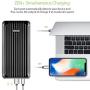 Zendure 45W Power Delivery Portable Charger A6PD 20100mAh Ultra-Durable PD Power Bank with USB-C Input/Output, External Battery for MacBook Pro, iPhone, Black