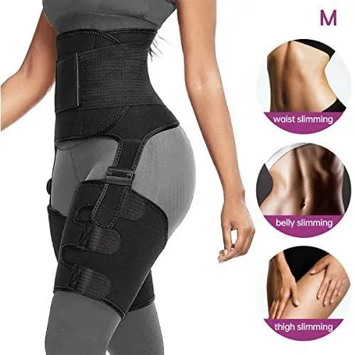 PAMASE 3-in-1 Adjustable Waist and Thigh Trimmer- High Waist Trimmer Belt Lift Butt Shapewear Slimming Body Shaper Belt for Women PAMASE 3-in-1 Adjustable Waist and Thigh Trimmer- High Waist Trimmer Belt Lift Butt Shapewear Slimming Body Shaper Belt for Women