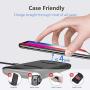 Yootech Dual Fast Wireless Charger, 4 Coils Double 10W Max Wireless Charging Pad with Adapter,Compatible with iPhone SE 2020/11/11 Pro/11 Pro Max/Xs MAX/XR,Galaxy S20/Note 10/S10, AirPods Pro