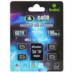 Multipack TF Card 64GB Micro SD Card 4 Pack Plus Adapter. Amplim High Speed 64 GB Class 10 MicroSDXC SDXC Mini Memory Card for Nintendo, Android Phone Samsung LG Moto, GoPro Hero, Drone DJI, Cameras