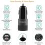 Car Charger Compatible with iPhone XR/XS MAX/X / 8/8 Plus / 7/6 / 6s Plus 5S 5 5C SE,iPad,iPad Mini and More, 3.1A Dual Port USB Car Charger Adapter with 6ft Nylon Braided Charging Cable