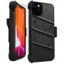 Zizo Bolt Cover - Case for iPhone 11 Pro Max with Military Grade + Glass Screen Protector & Kickstand and Holster (Black