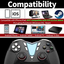 Mobile Game Controller for Fortnitee, IFYOO ONE Pro Wireless Gaming Gamepad, Compatible with iPhone iPad(NOT Include iOS 13.4 or Above), Android Phone/Tablet/TV, PC Win Steam - BS