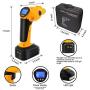 CARYWON Portable Air Compressor Pump Cordless Tire Inflator with Digital Display and LED Lights ,Built-in Power Bank Perfect for Car Bicycle Air Mattresses Airboat Airbed Basketballs