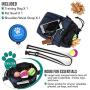 PetAmi Dog Treat Pouch | Dog Training Pouch Bag with Waist Shoulder Strap, Poop Bag Dispenser and Collapsible Bowl | Treat Training Bag for Treats, Kibbles, Pet Toys | 3 Ways to Wear