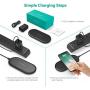 Wireless Charging Pad RAVPower Qi Fast Wireless Charger with 4 Coils 10W for Galaxy S9+ S9 S8+ S8, Compatible iPhone Xs MAX XR XS X 8 Plus & All Qi-Enabled Devices (QC 3.0 Adapter Included)