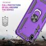 LeYi Samsung Galaxy A10e Case (NOT FIT A10) with HD Screen Protector, Military Grade Armor Full-Body Protective Phone Cover Case with 360 Degree Rotating Holder Kickstand for Samsung A10e, Purple
