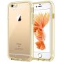 JETech Case for Apple iPhone 6 and iPhone 6s, Shock-Absorption Bumper Cover, Anti-Scratch Clear Back (Gold)