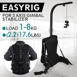 VEVOR Easy Rig Stabilizer Vest Professional Camera Video Film Support System for 3 Axis Stabilized Handheld Gimbal Backpack Body Pod Steadycam Stabilizer up to 8kg/17.6lb