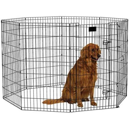 MidWest Homes for Pets Folding Metal Exercise Pen/Pet Playpen