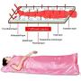 TOPQSC Sauna Blanket, 2 Zone Digital Far-Infrared (FIR) Oxford Upgraded Version Zipper Type Weight Loss, Professional Detox Therapy Anti Ageing Beauty Machine110V (Pink)