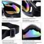 Ski ATV Have Goggles are Windproof, Dustproof and UV Resistant, Suitable for Motorcycles, Off-Road Motorcycles, Rock Climbing, Skiing, Various Outdoor Sports (2 Pack)