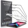 LK [3 Pack] Screen Protector for iPhone 8 Plus and iPhone 7 Plus Tempered Glass Film (Alignment Frame Easy Installation) HD Clarity, Bubble Free, Scratch-resistant, Case Friendly