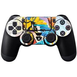 MightySkins Skin Compatible with Sony PS4 Controller - Cut Up Art | Protective, Durable, and Unique Vinyl Decal wrap Cover | Easy to Apply, Remove, and Change Styles | Made in The USA