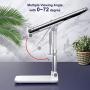 Cell Phone Stand for Desk, Foldable Adjustable Phone Stand Holder for Desk Tablet iPad Stands Sturdy Portable Hands Free iPhone Stand, Compatible with iPhone/Samsung/All Mobile Phone (White)