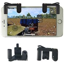 Upgrade Mobile Controller [2 Triggers + 6 Keychains] for PUBG Gamepad Sensitive L1R1 Shoot Aim Game Trigger Joystick for iOS/Android 4.5-6.5 iPhone/Android Phones (Mini14+UMP9)