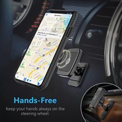 WixGear Universal Stick On Dashboard Magnetic Car Mount Holder, for Cell Phones and Mini Tablets with Fast Swift-snap Technology, (New Rectangle Stronger Design)