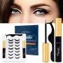 KRONA 3D Magnetic Eyelashes With Eyeliner Kit - 7 Pairs Of Reusable Lashes With Tweezer - Natural Long Full, Dramatic Looking Eyelashes Set - No Glue Needed KRONA 3D Magnetic Eyelashes With Eyeliner Kit - 7 Pairs Of Reusable Lashes With Tweezer - Natural Long Full, Dramatic Looking Eyelashes Set - No Glue Needed