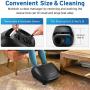 Foot Massager Machine with Heat, Etekcity Shiatsu Electric Foot Massage with Deep Kneading & Air Compression, App Control, Relief for Plantar Fasciitis, Pain and Circulation, Size 12