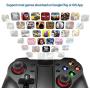 Upgraded Mobile Game Controller, Wireless Bluetooth Gamepad Joystick Multimedia Game Controller Compatible with iOS Android iPhone iPad Other Phone Windows PC, Perfect for The Most Games (Renewed)