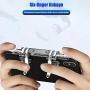 DragonPad 6 Finger Controller Trigger Game Fire Button Handle Gamepad for PUBG iOS Android As Shown