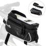 AUTOWT Bicycle Phone Mount Bags, Waterproof Bike Tool Bag with TPU Touch Screen, Top Tube Bike Bag Fits for iphone7 8 Plus/XR/Xs Max Samsung Huawei Up to 6.6"