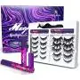 Arishine 3D 5D Magnetic Eyelashes Kit Magnetic Eyeliner For Use with Magnetic False Lashes Natural Look-No Glue Needed Arishine 3D 5D Magnetic Eyelashes Kit Magnetic Eyeliner For Use with Magnetic False Lashes Natural Look-No Glue Needed