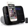 dpnao 5 in 1 iPhone Charger Dock Station with Alarm Clock FM Radio dpnao 5 in 1 iPhone Charger Dock Station with Alarm Clock FM Radio
